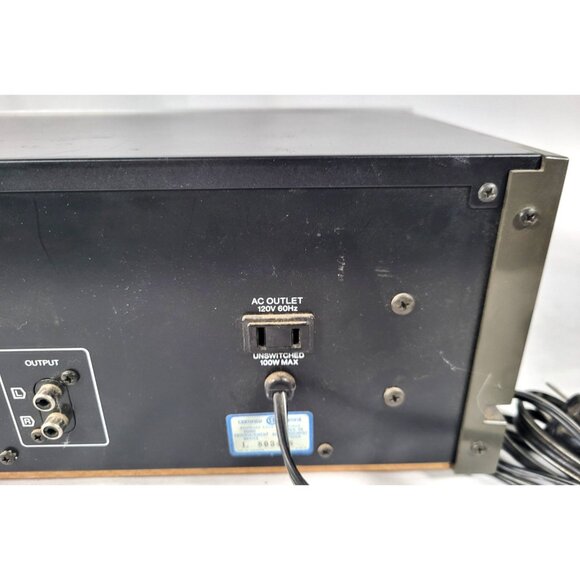 Vintage Sansui T-60 AM/FM Silver Face Stereo Tuner Untested Powers On - Picture 9 of 12